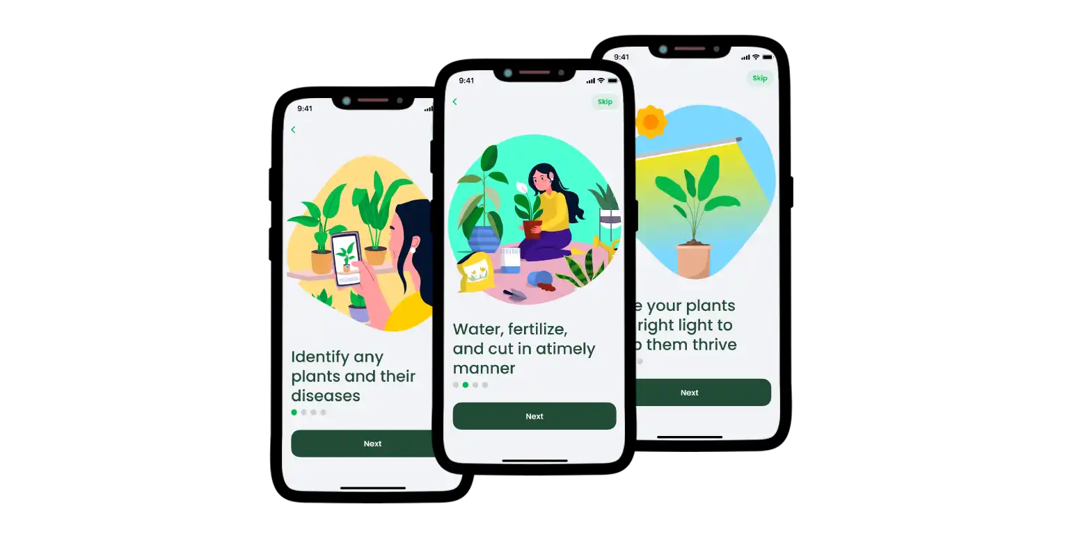 The AI Plant Finder app promo photo.