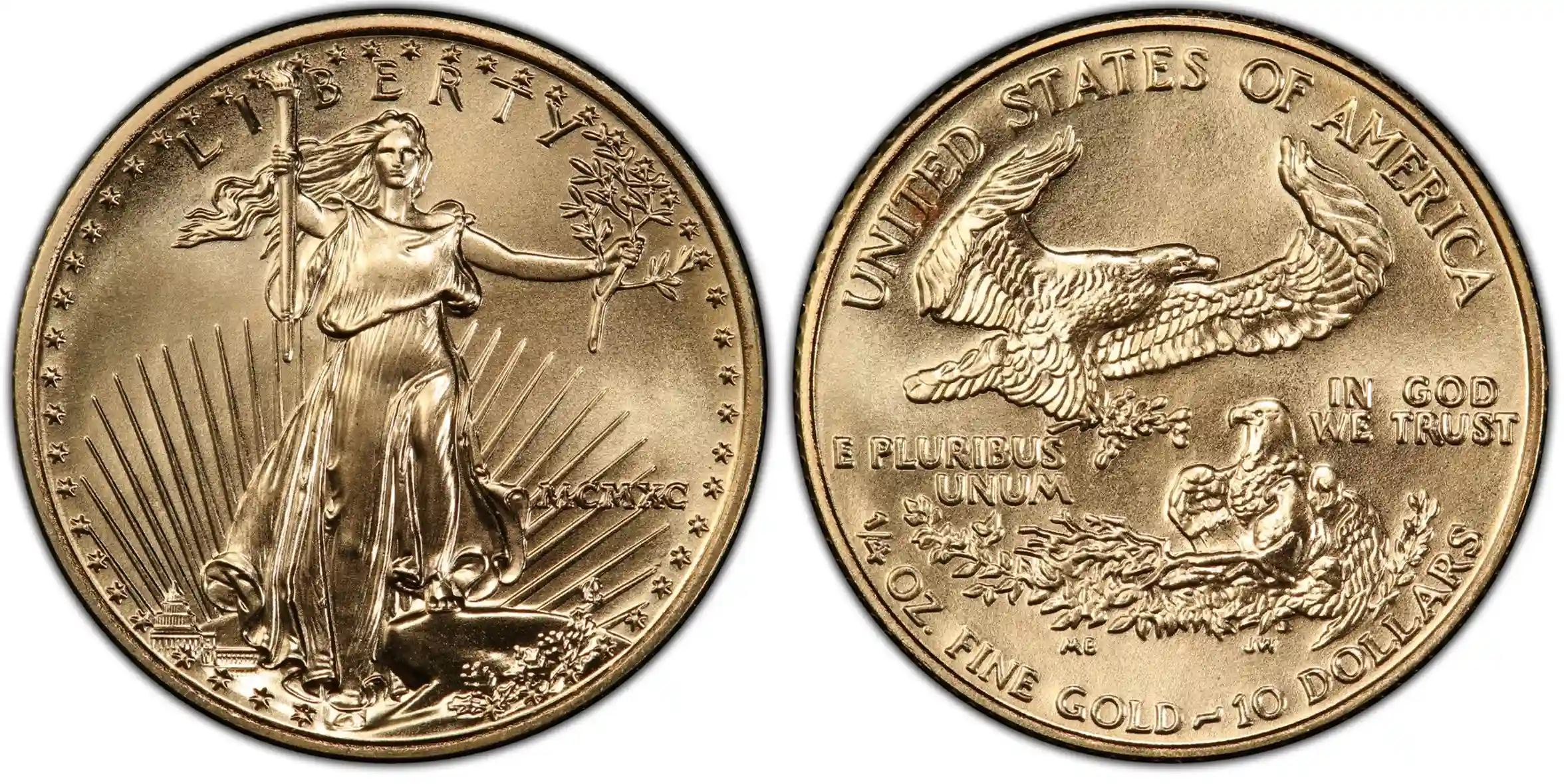 1990 $10 Gold Eagle